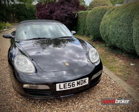 porsche boxster front view